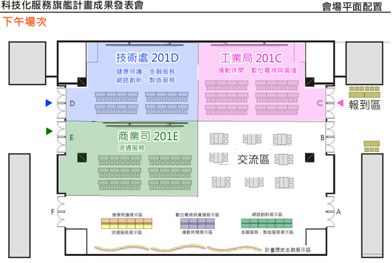 上午會場平面配置圖